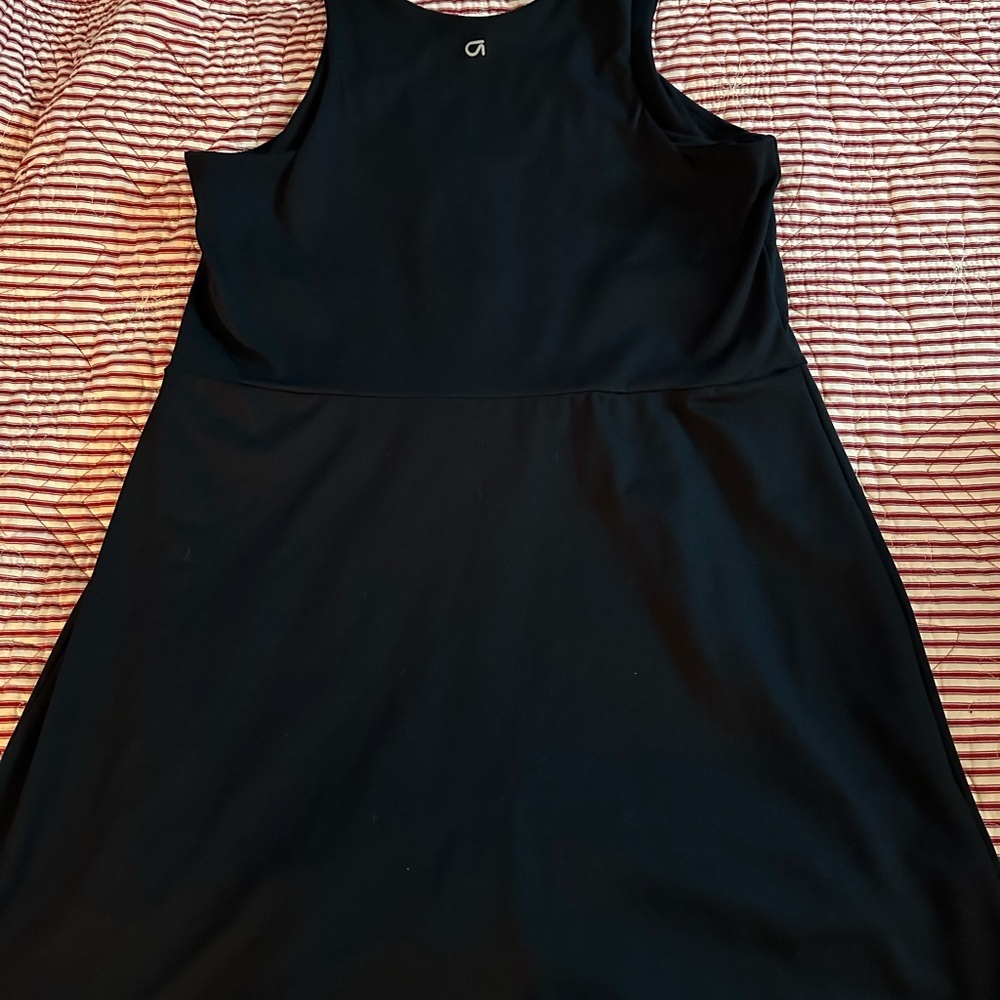 GAPFit Bkack Tank Dress with shorts Sz XL - Picture 5 of 5